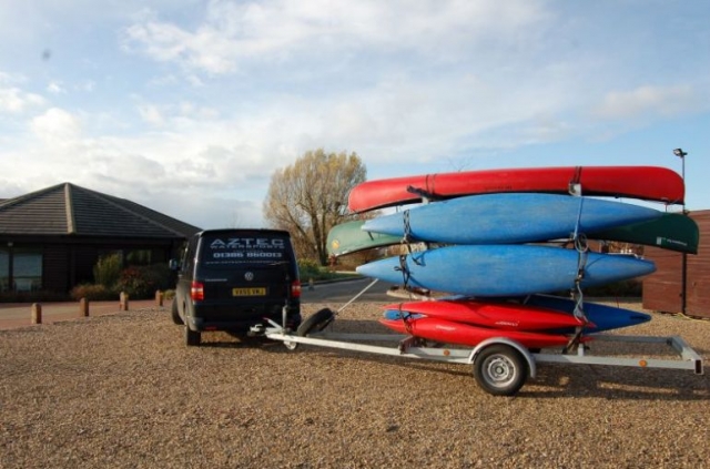 The canoes